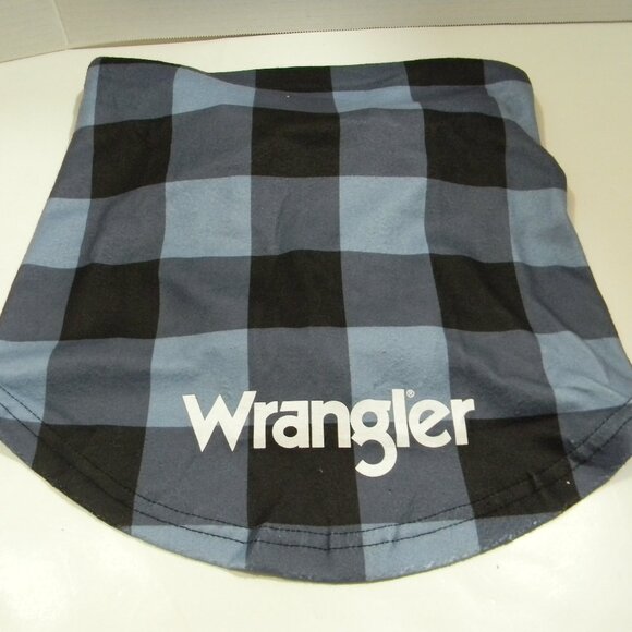 Wrangler Dog Hoodie Flannel Dog Sweater Black Blue Sz M Beagle, Standard Poodle - Picture 1 of 4